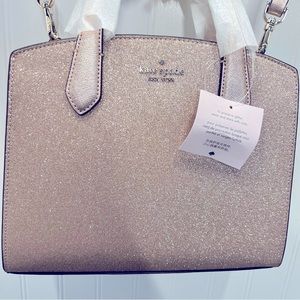 Kate Spade Rose Gold Glitter Tinsel NWT